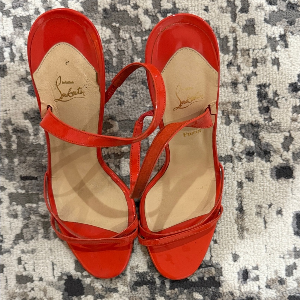 Christian Louboutin Vibrant Red Heels
